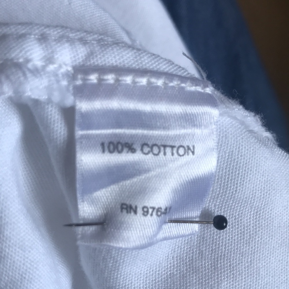 J Jill white cotton cuffed pants - Picture 8 of 8